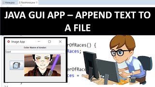 Append to a Text File  Java GUI Application [upl. by Aisiram]