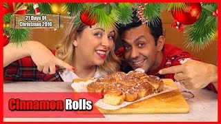 Cinnamon Rolls 21 days of Christmas DAY 19 [upl. by Navek]