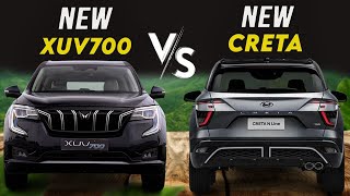 2024 Hyundai Creta N Line VS Mahindra XUV700  Which Is Better [upl. by Ahsena]