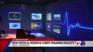 RI Medical Reserve Corps celebrate opening of training facility [upl. by Refiffej320]