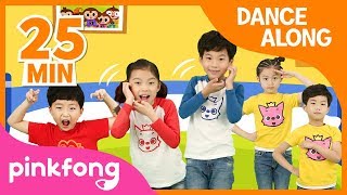 Five Little Monkeys and more  Best Kids Dance Along  Compilation  Pinkfong Songs for Children [upl. by Akinnor]