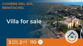 Cumbre del Sol villa to renovate with sea views [upl. by Kalle]