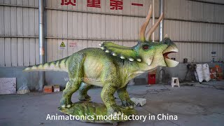 Animatronic Dinosaur triceratops [upl. by Ahsimac559]