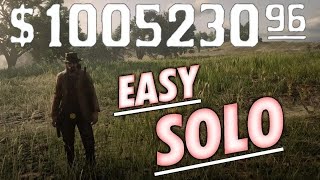 EASY SOLO MONEYXP GLITCH IN RED DEAD ONLINE RED DEAD REDEMPTION 2 [upl. by Nolie514]