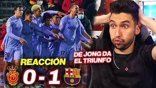 REACCIONANDO al Mallorca vs Barcelona 01 TER STEGEN SALVA AL FINAL [upl. by Brinson]