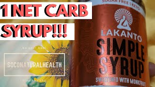 Lakanto Simple Syrup Monk Fruit Sweetener [upl. by Eidde]