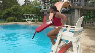 A big save in a big pool Teen lifeguard recounts how her training helped save a life [upl. by O'Malley]