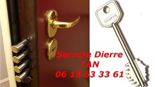 TUTO comment changer une serrure dierre atra how to change a Dierre lock [upl. by Tremann]