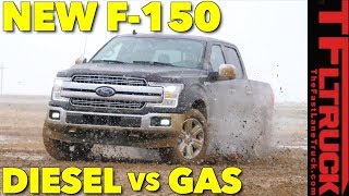 2018 Ford F150 Diesel or Gas EcoBoost F150 Which Should You Buy [upl. by Hessler422]