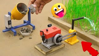 Diy diorama making mini motor water pump science project SanCreator1 [upl. by Acinomahs]