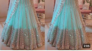 Net lehenga designs l crop top lehenga designs  bridal lehenga designs shorts netlehenga youtube [upl. by Tlevesor]