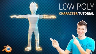 How to Create a Low Poly Character in Blender 28 [upl. by Oberon]