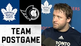 Maple Leafs Media Availability  Post Game at Ottawa Senators  December 7 2023 [upl. by Dnesnwot554]