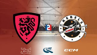 Knights v Rebels  Div 2  11th November  iceHQ Rec League ice hockey [upl. by Inalan]