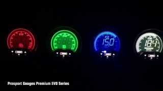 Prosport Gauges Premium EVO Series Demo [upl. by Farron]