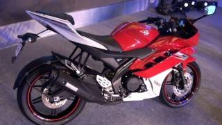 Yamaha R15 Version 20 RedWhite Color at the Launch [upl. by Sacul489]