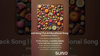 “ABC Snack Song Fun amp Educational Song for Kids” [upl. by Letnahs327]