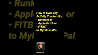 HOW TO SYNC RUNKEEPER APPLE WATCH or FITBIT to MtFitnessPal [upl. by Nollid]