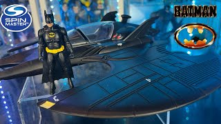 Spin master Batman 89 Batwing with 4 inch Batman returns figure review [upl. by Erie537]