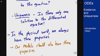 Differential Equations  Intro Video  Existence and Uniqueness [upl. by Lsiel105]