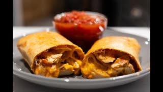 Chicken Burritos  Dinos Easy Meals [upl. by Glinys]