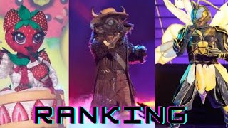 RANKING  All Performances  The Masked Singer Season 12  Episode 11  SemiFinal [upl. by Tranquada]