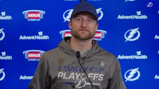 Steven Stamkos says long offseason will be good [upl. by Matejka]