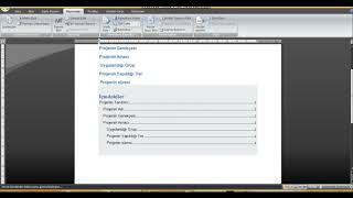 Word içindekiler kısmı oluşturma  En kısa yoldan oluştur  Tez ve proje çalışmaları için [upl. by Etyam881]