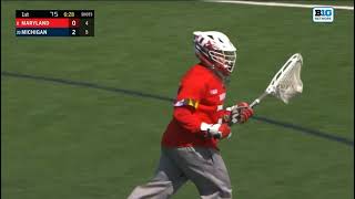 Maryland vs Michigan college lacrosse 2024 [upl. by Travis]