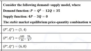 stable and unstable equilibrium in economics [upl. by Akinas714]