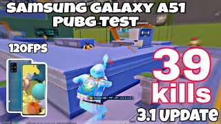 Samsung Galaxy A51 Pubg Test After New Update 32  120Fps [upl. by Elleirol762]