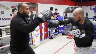 Je PREND une LEÇON de BOXE ANGLAISE et RELEVE un DEFIS [upl. by Htessil]