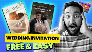 Wedding Invitation Video Template Free Download [upl. by Lek]