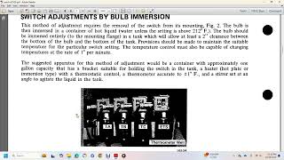 EMD M I 5524 TEMPERATURE SENSITIVE SWITCH [upl. by Doowle]