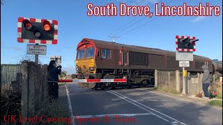 South Drove Level Crossing Lincolnshire [upl. by Kieffer]