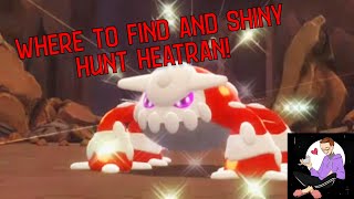 HOW TO SHINY HUNT HEATRAN Where to find Heatran Pokemon BDSP [upl. by Lesko602]