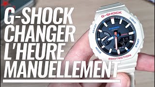 Comment changer lheure sur une montre Casio GShock  Montre Ton Calibre [upl. by Lejeune364]