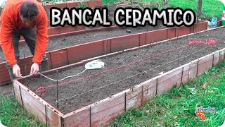 Como hacer bancales elevados Cerámicos  Muy fácil   Bancal Ceramico  La Huertina De Toni [upl. by Dorca22]