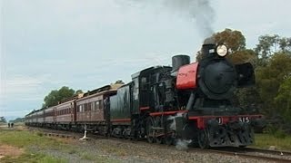 Steam and Diesel to the Goulburn Valley Australian Trains [upl. by Arikahs34]