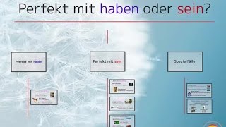 Perfekt mit haben oder sein [upl. by Ahsek]