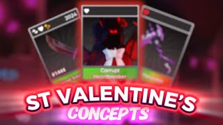 VALENTINES CONCEPTS 2 ❤️  Survive The Killer Roblox 🔪 [upl. by Dygal]