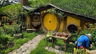 The Hobbiton Experience Lord of the Rings Movie Set in New Zealand [upl. by Naujal]