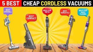 The 5 Best Cheap Cordless Vacuums of 2024 [upl. by Carlyle584]