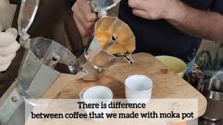 How to make Creamy Espresso with moka pot and MASK [upl. by Buxton334]