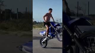 yamaha yz450f 2stroke stunt grau244 shorts shortvideo viralvideo motos motocross shorts [upl. by Halonna]