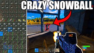 The CRAZIEST SNOWBALL to Boxes of LOOT  Rust Console Edition [upl. by Katrina]