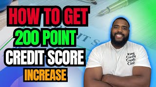 How to get a 200 point credit score increase [upl. by Fital]