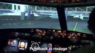 Vol en Immersion  Episode 1 quotNiceBergamoquot  Simulateur avion de ligne [upl. by Fachanan]