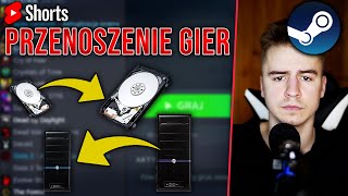 JAK PRZENOSIĆ GRY STEAM 🤯 Na inny komputer lub dysk 😎 2021 DZIAŁA SHORTS [upl. by Annasiul]