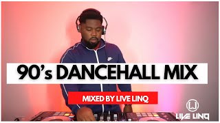 90s Dancehall Old School Mix  Beenie Man Bounty Killa Cham Sean Paul Mr Vegas By Live LinQ [upl. by Yecnay51]